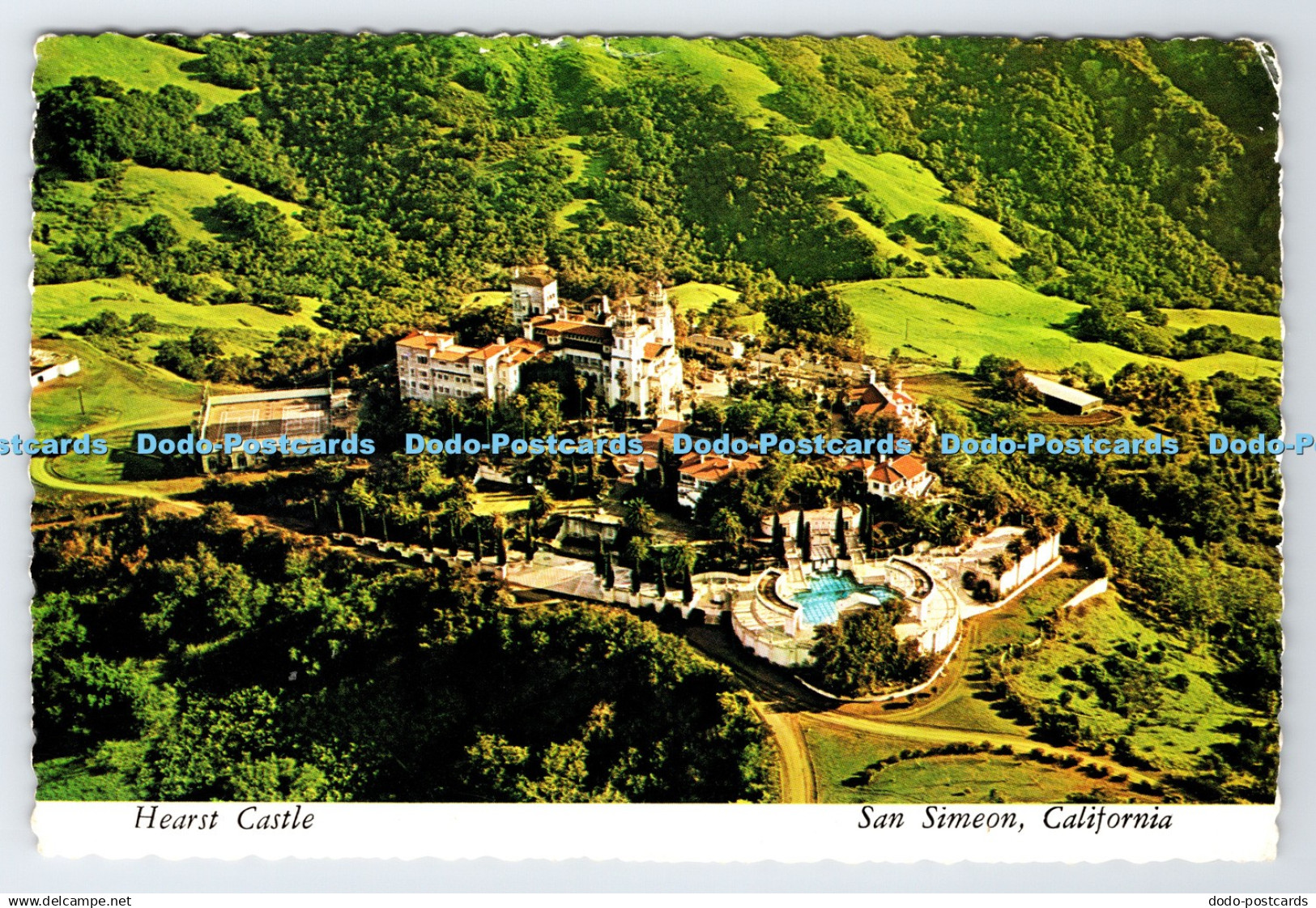 D336926 California. San Simeon. Hearst Castle. Woody. Gillette. Plastichrome. Co