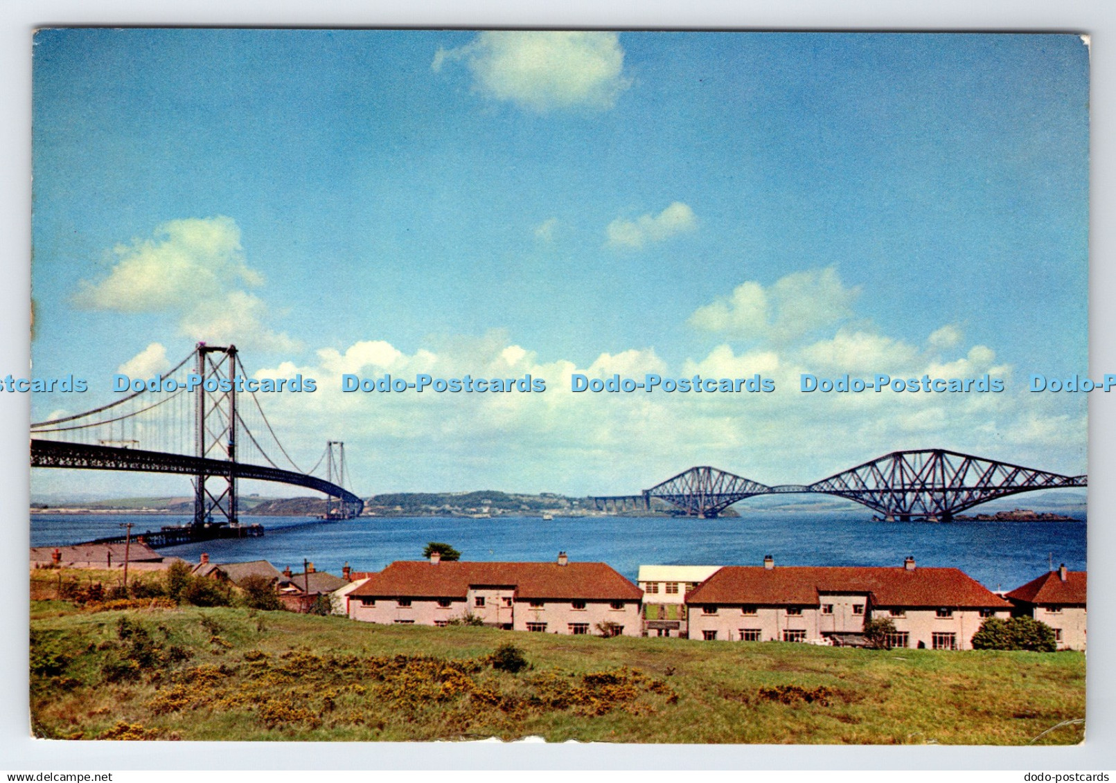 D337242 West Lothian. The Forth Bridge From South Queensferry. J. Arthur Dixon.