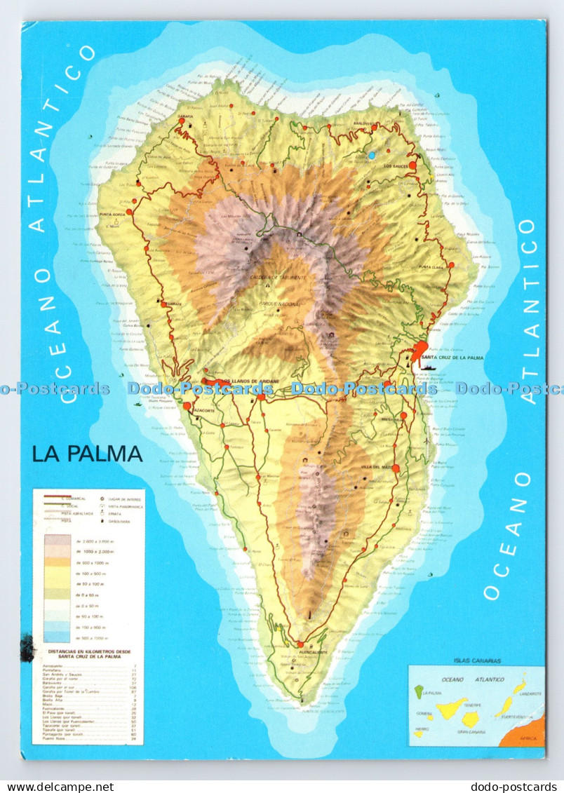 D337900 La Palama. Canarias. Map. David. J. J. Santos Cabrera