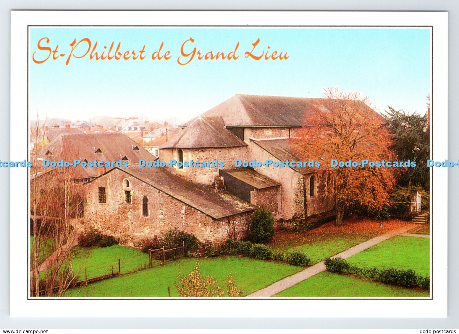 D338102 Saint Philbert de Grand Lieu. Loire Atlantique. Eglise Abbatiale Carolin