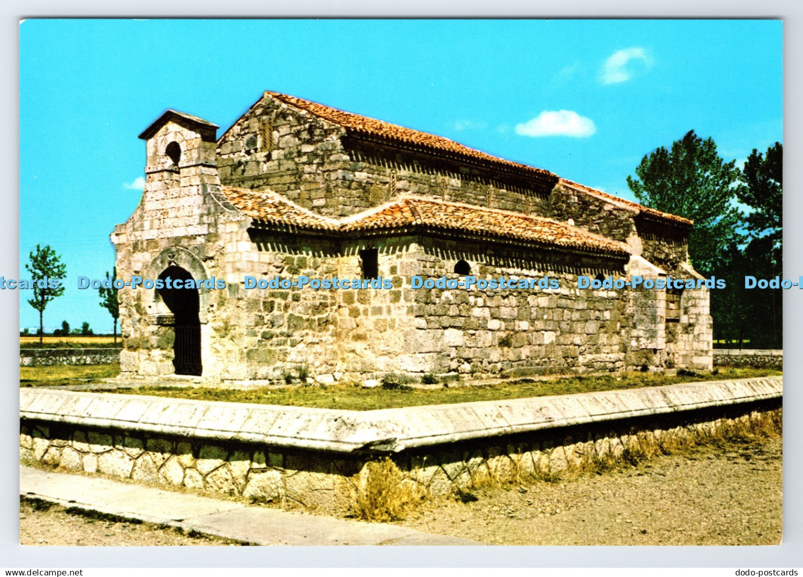 D338570 Palencia. Visigothic Basilica at San Juan de Banos. Outdoor General View