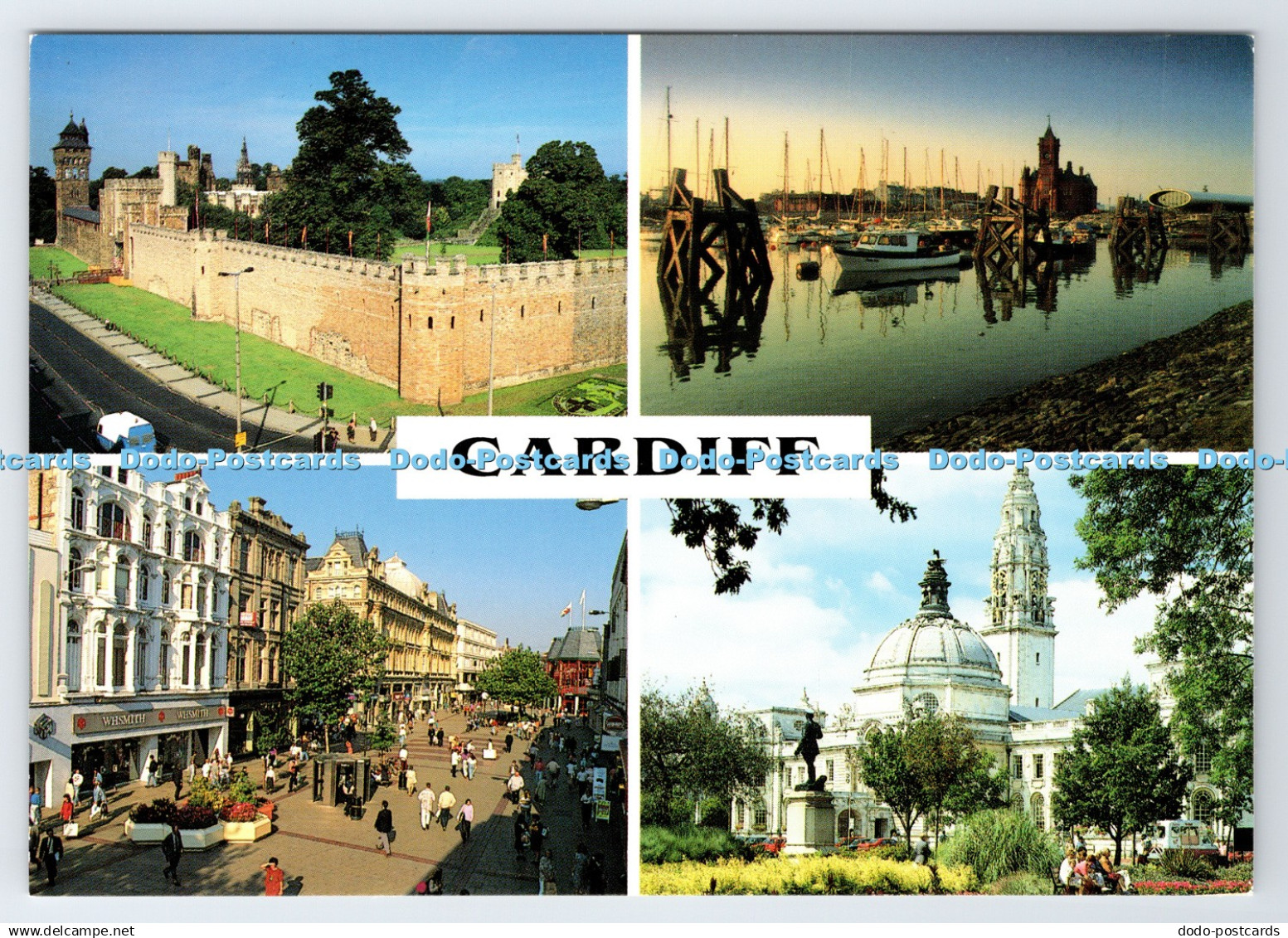 D339004 Cardiff. South Glamorgan. John Hinde. Multi View