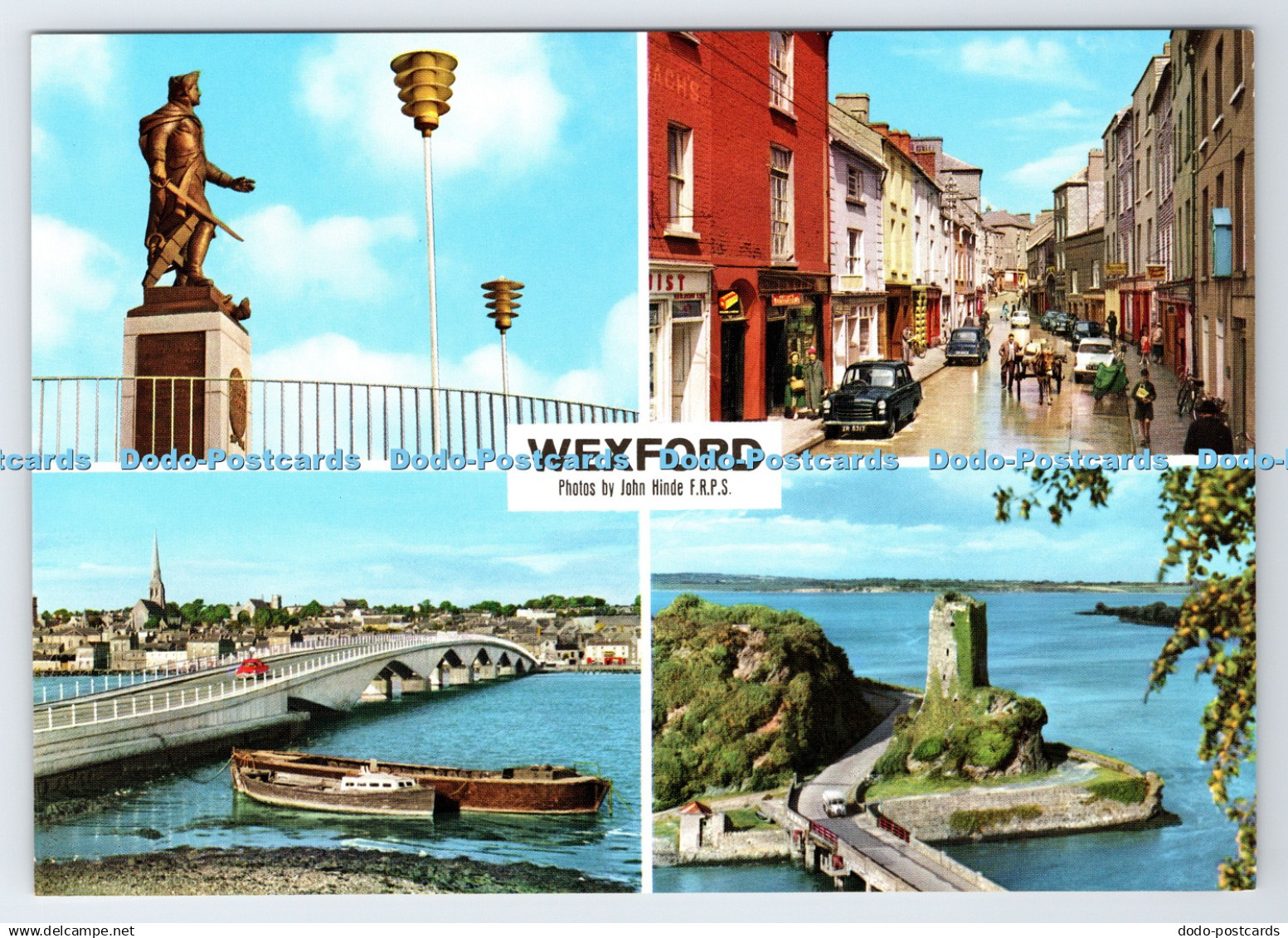 D339112 Wexford. The Street. John Hinde. Multi View
