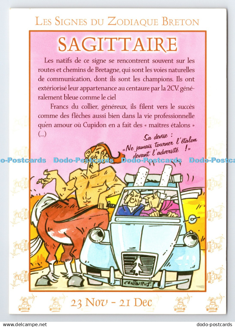 D339841 Les Signes du Zodiaque Breton. Sagittaire. YCA. Hubert Rublon