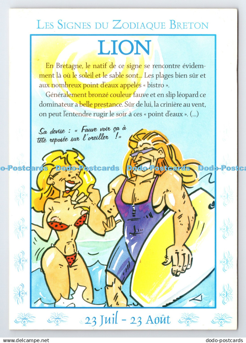 D339846 Les Signes du Zodiaque Breton. Lion. YCA. Hubert Rublon