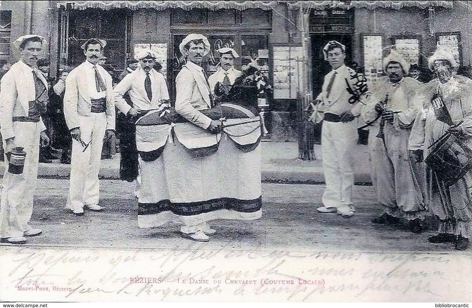 D34 - BEZIERS - LA DANSE DU CHEVALET (coutume locale)