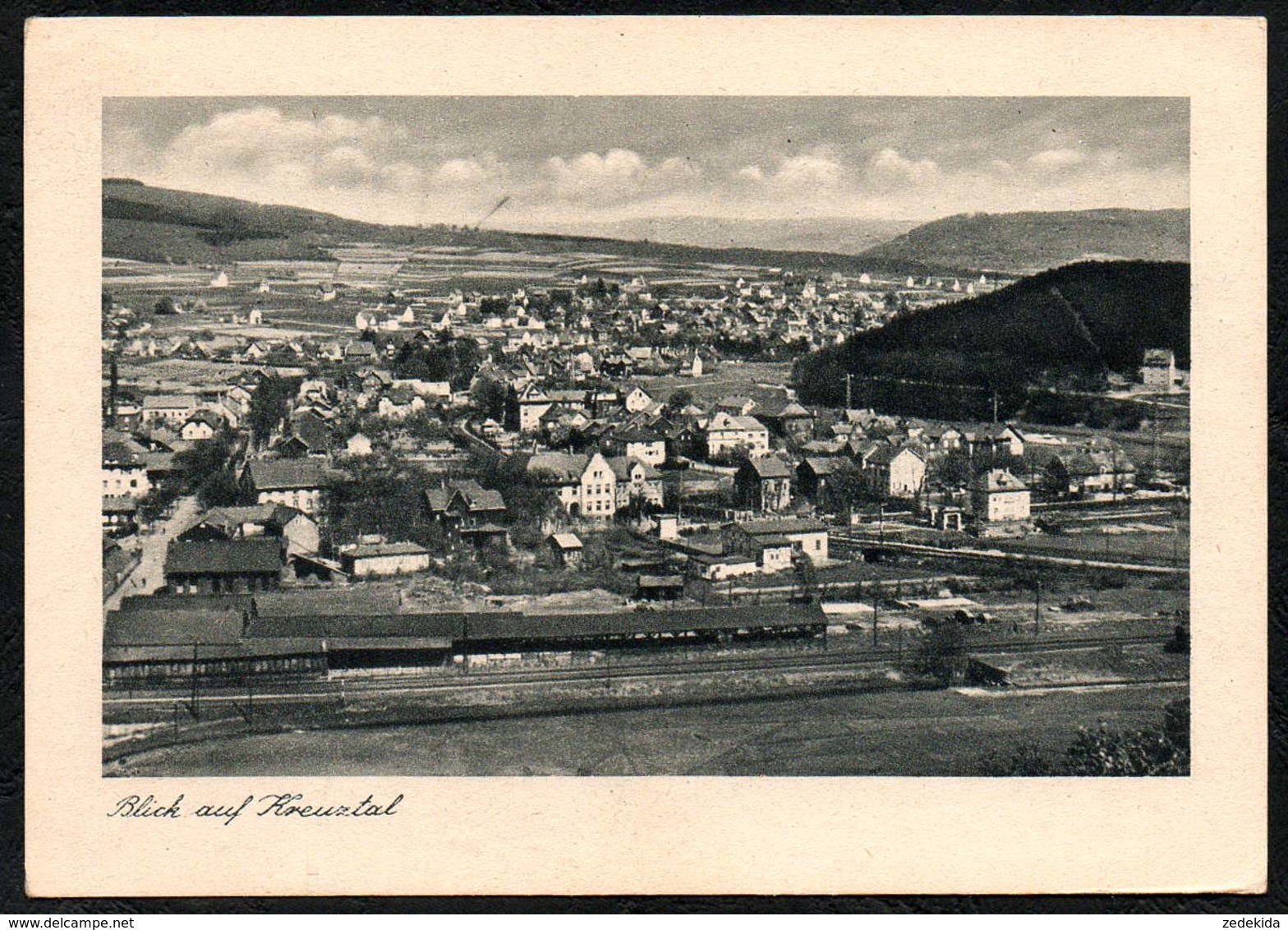 D3780 - Kreuztal - Luftbild Fliegeraufnahme RLM - Buchdienstverlag Kreuztal Luxusdruck