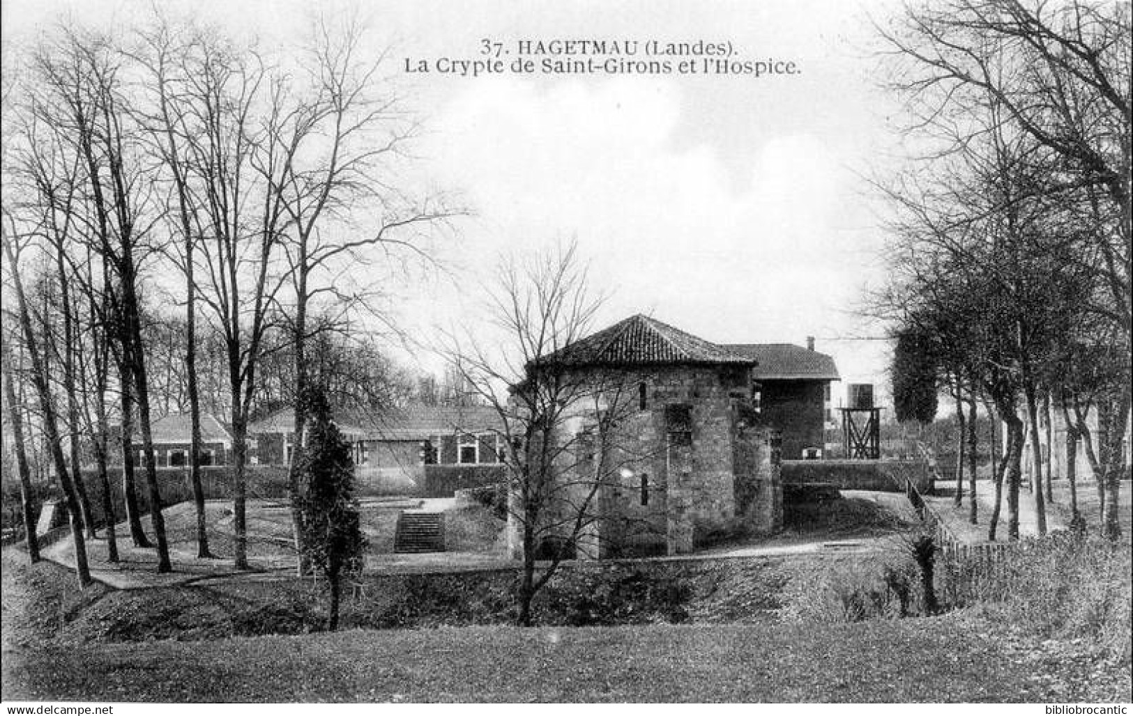 D40 - HAGETMAU - LA CRYPTE DE SAINT-GIRONS et L'HOSPICE