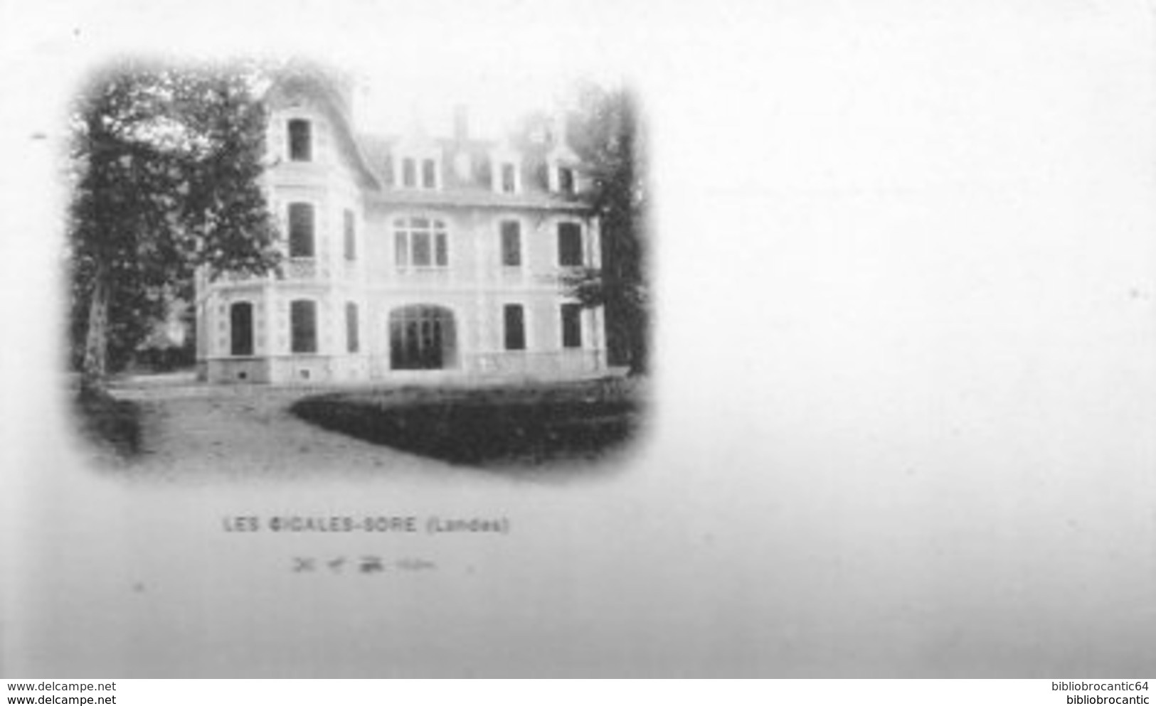 D40 LANDES - Cpa précurseur - SORE < LES CIGALES