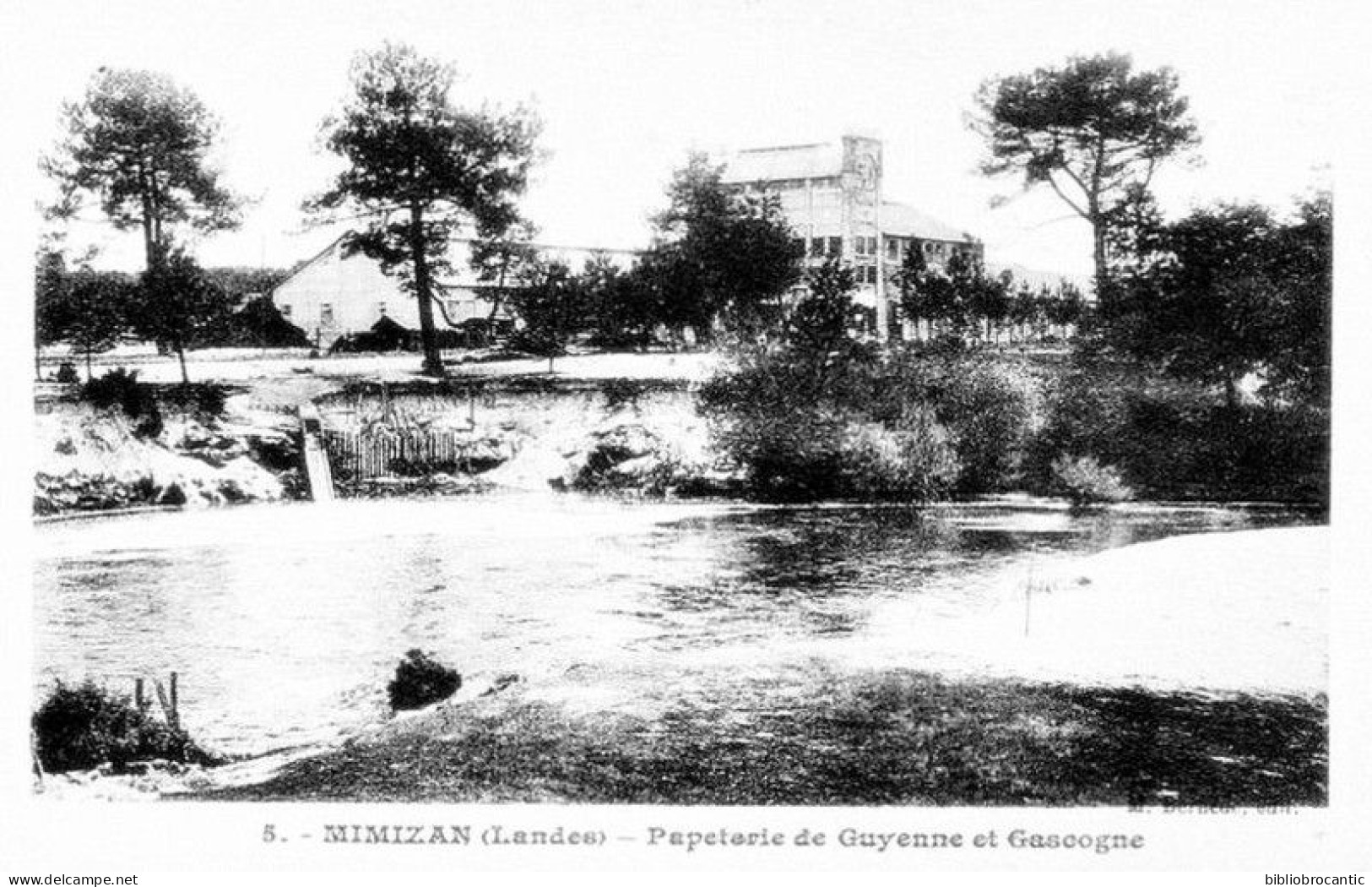 D40 - MIMIZAN  < VUE DE LA PAPETERIE DE GUYENNE ET GASCOGNE
