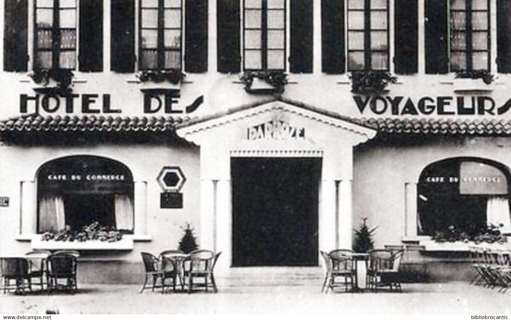 D40 - VILLENEUVE-de-MARSAN < HOTEL DES VOYAGEURS Jean DARROZE (+pub verso)