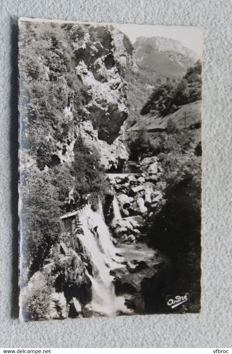 D455, Cpsm, le Vercors, les cascades de la Bourne à Pont en Royans, Isère 38