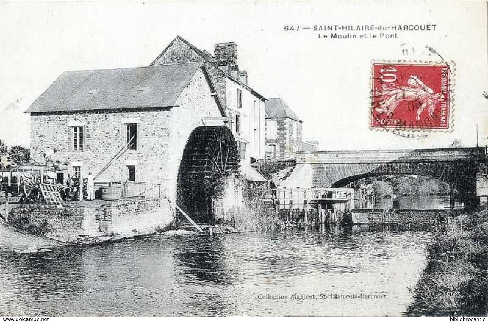 D50 / SAINT HILAIRE DU HARCOUET - le moulin et le pont