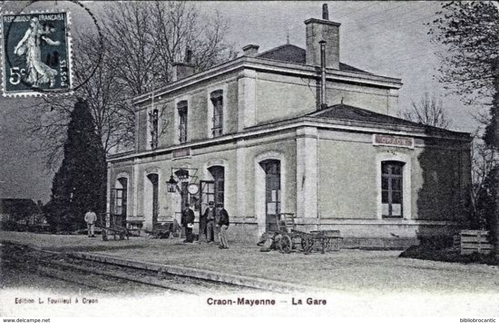 D53 - CRAON-MAYENNE - BELLE VUE SUR LA GARE