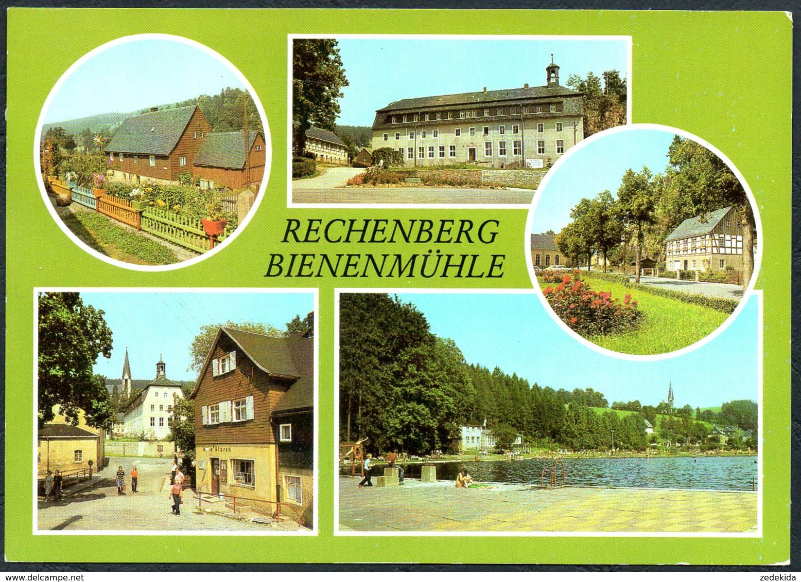 D5345 - Rechenberg Bienenmühle - Verlag Bild und Heimat Reichenbach - Stempel Briefzentrum