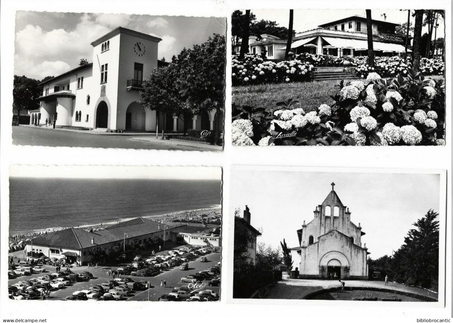D64 - ANGLET - LOT DE 4 CARTES POSTALES ANCIENNES