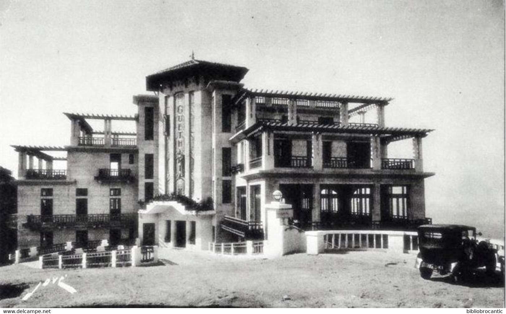 D64 - GUETHARY - VUE DE L'HOTEL GUETARIA