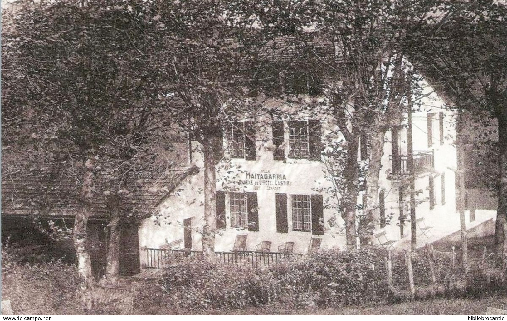 D64 - SARE - LA PENSION MAÏTAGARRIA  (Annexe HOTEL LASTIRY) + PUB au verso