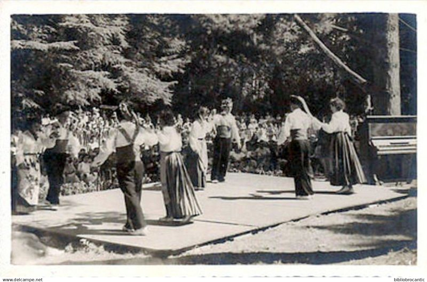 D65 ARGELES-GAZOST - PHOTO format Cpa < DANSE FOLKLORIQUE (photo MOLLET Argelés)
