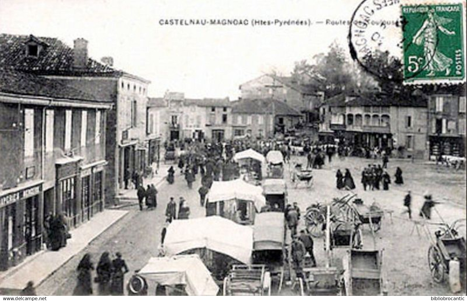 D65 - CASTELNAU-MAGNOAC < LE MARCHE ROUTE DE TOULOUSE + Commerces