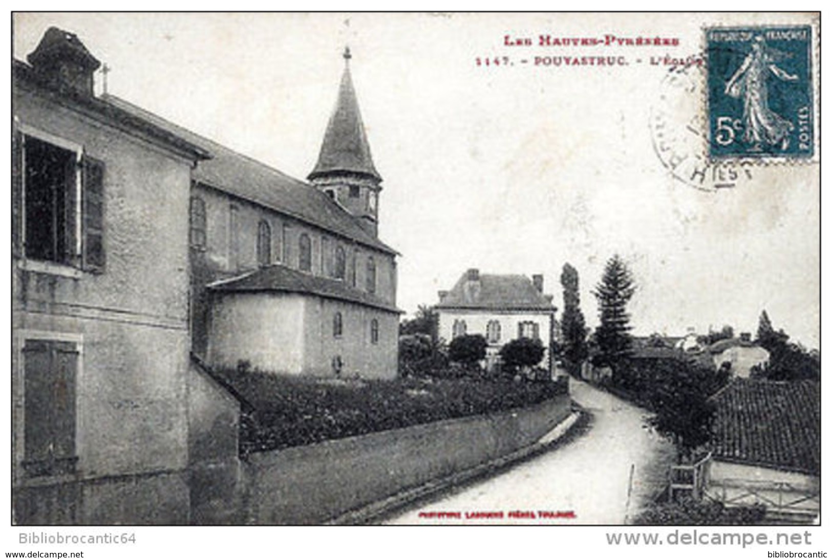 D65 HAUTES PYRENEES <  POUYASTRUC - L'EGLISE