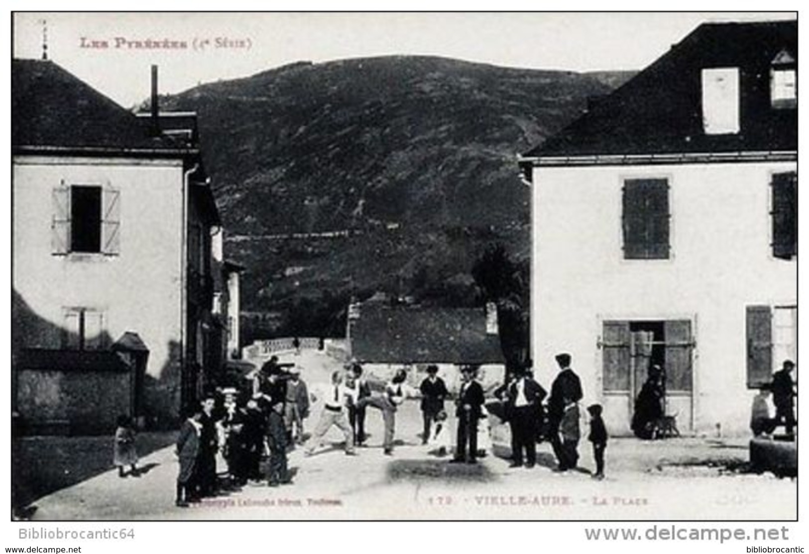 D65 Htes PYRENEES < Vue Animée - VIELLE AURE, LA PLACE