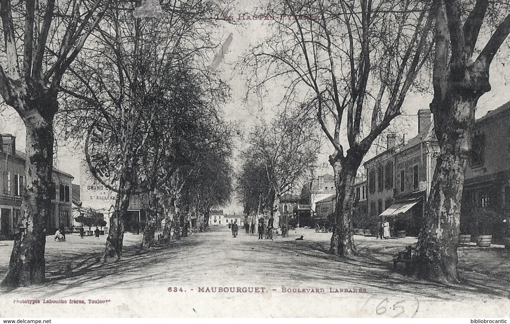 D65 - MAUBOURGUET < Vue animée du BOULEVARD LARBANES