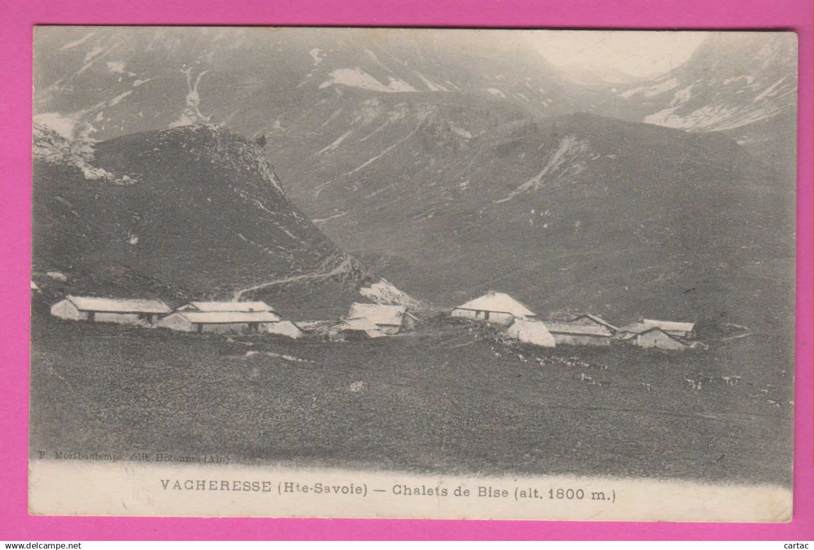 D74 - VACHERESSE - CHALETS DE BISE (ALT. 1800 m.)