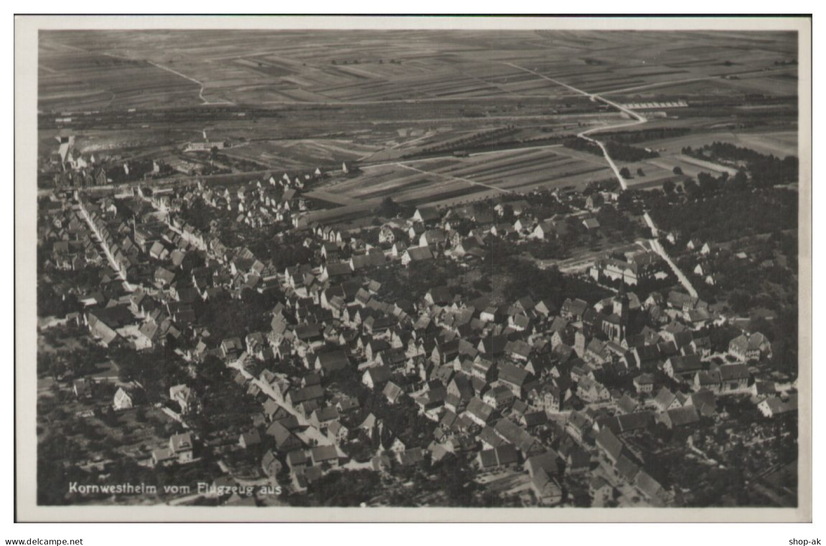 D827/ Kornwestheim Foto AK Luftbild  ca.1935