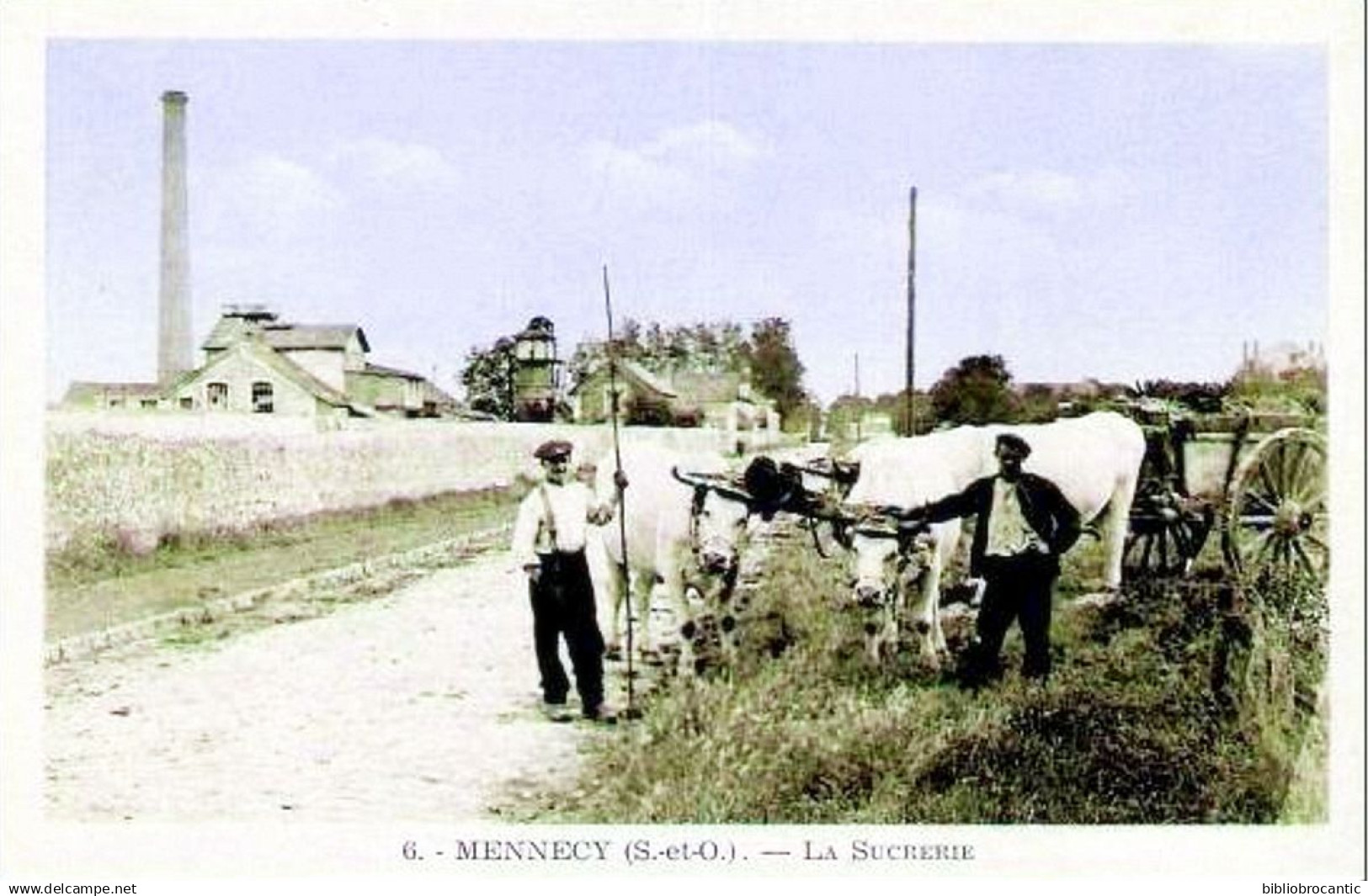 D91 - MENNECY - ANIMATION DEVANT LA SUCRERIE + ATTELAGE
