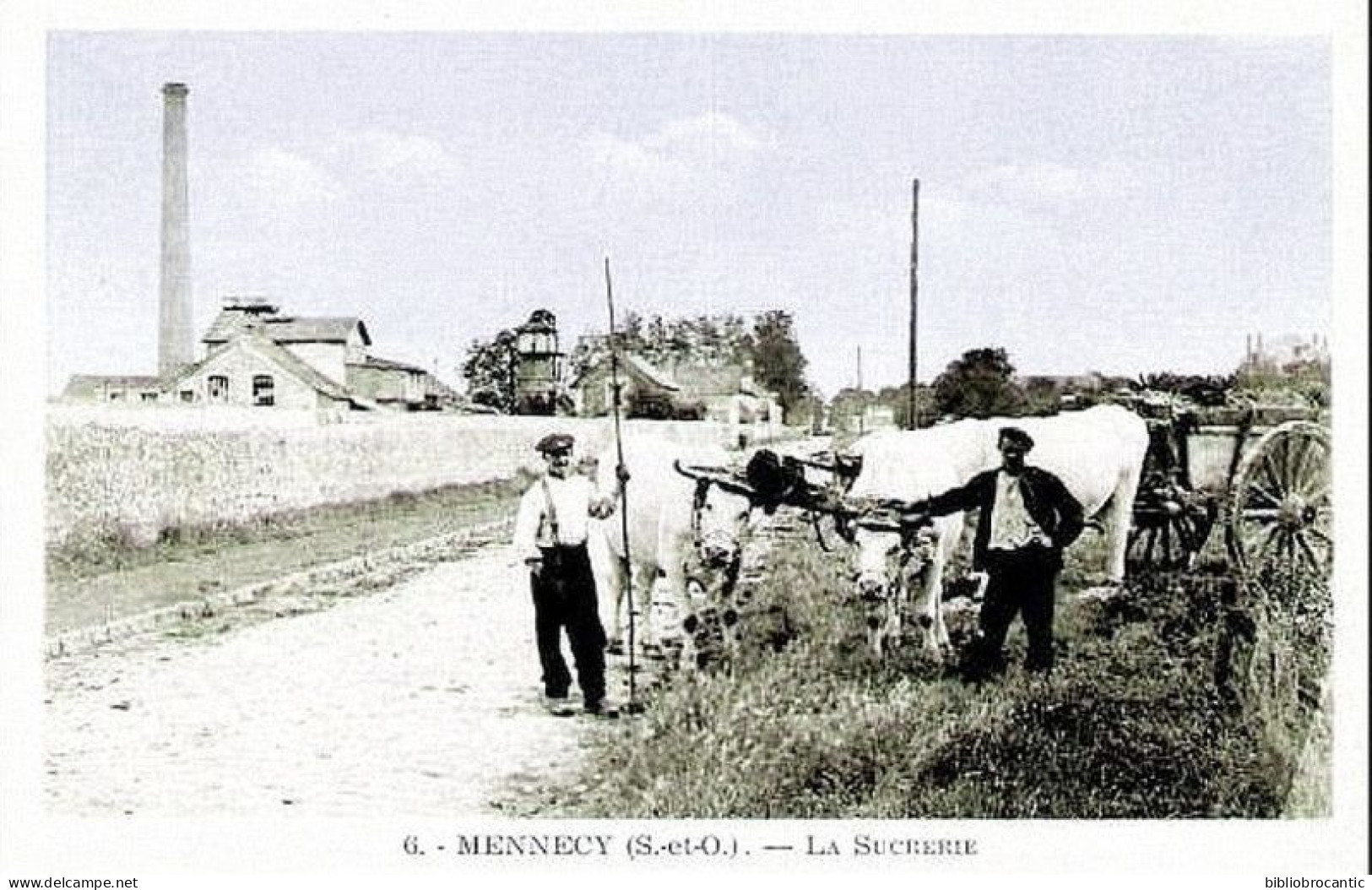 D91 - MENNECY - ANIMATION DEVANT LA SUCRERIE + ATTELAGE