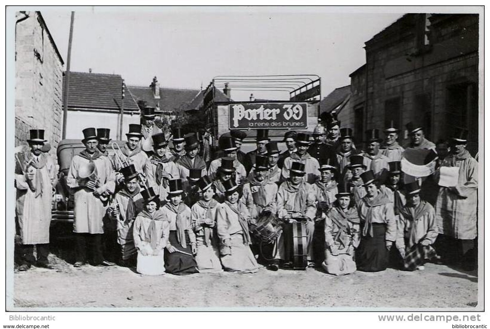 D95 - CARTE PHOTO REELLE - PERSAN - LES BIGOTPHONISTES