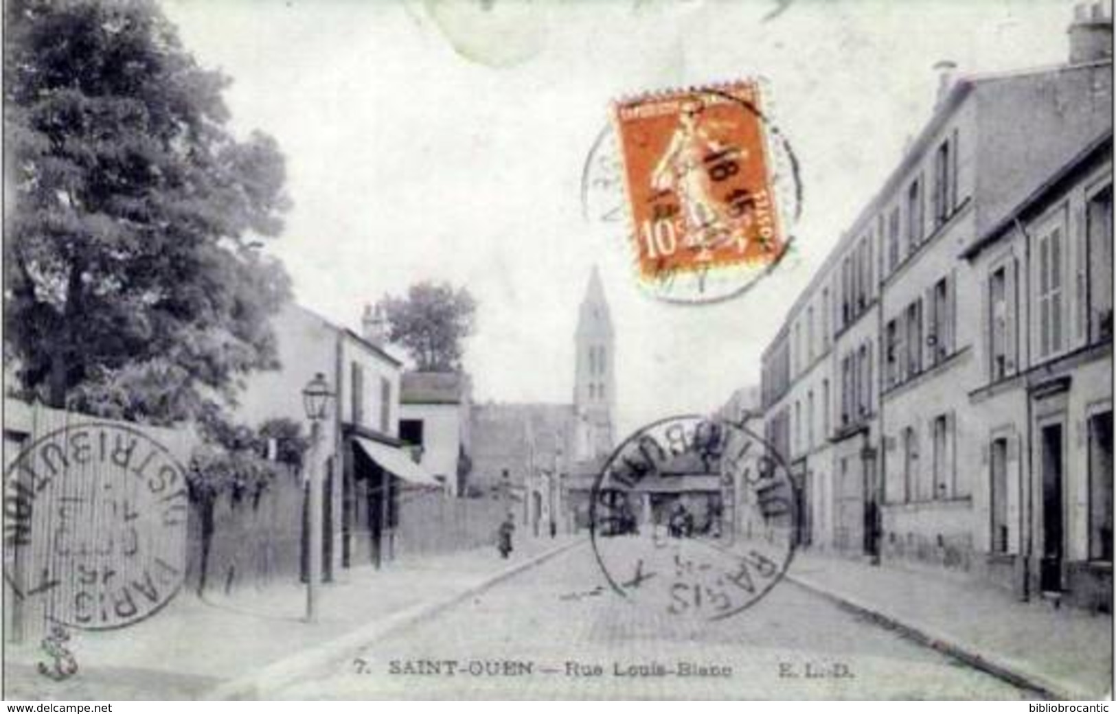 D95 - SAINT OUEN L'AUMONE - LA RUE LOUIS-BLANC