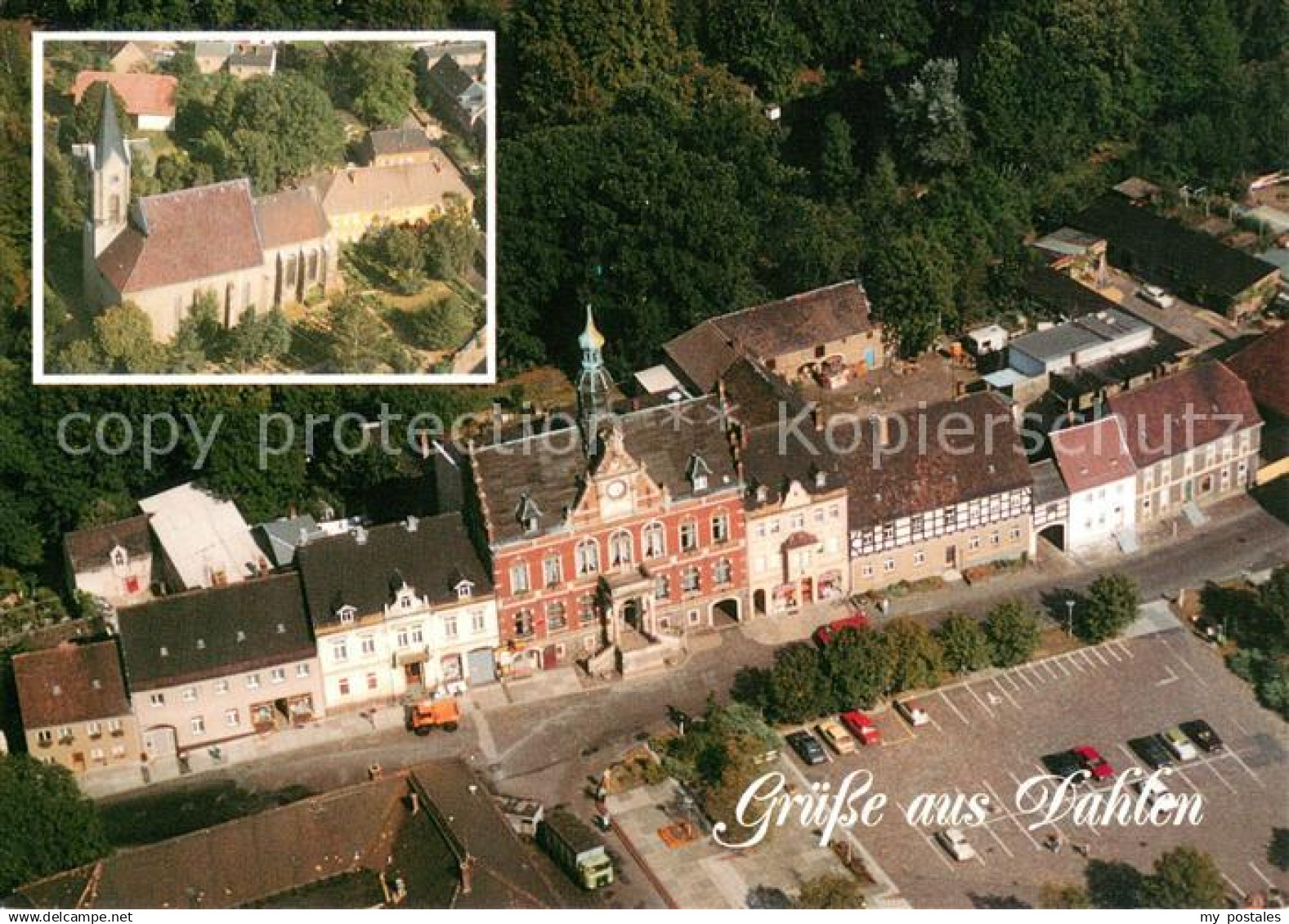 Dahlen Sachsen Fliegeraufnahme