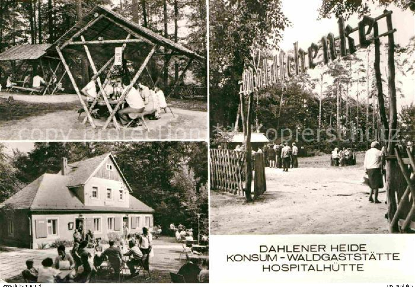 Dahlen Sachsen Konsum-Waldgaststaette Hospitalhuette