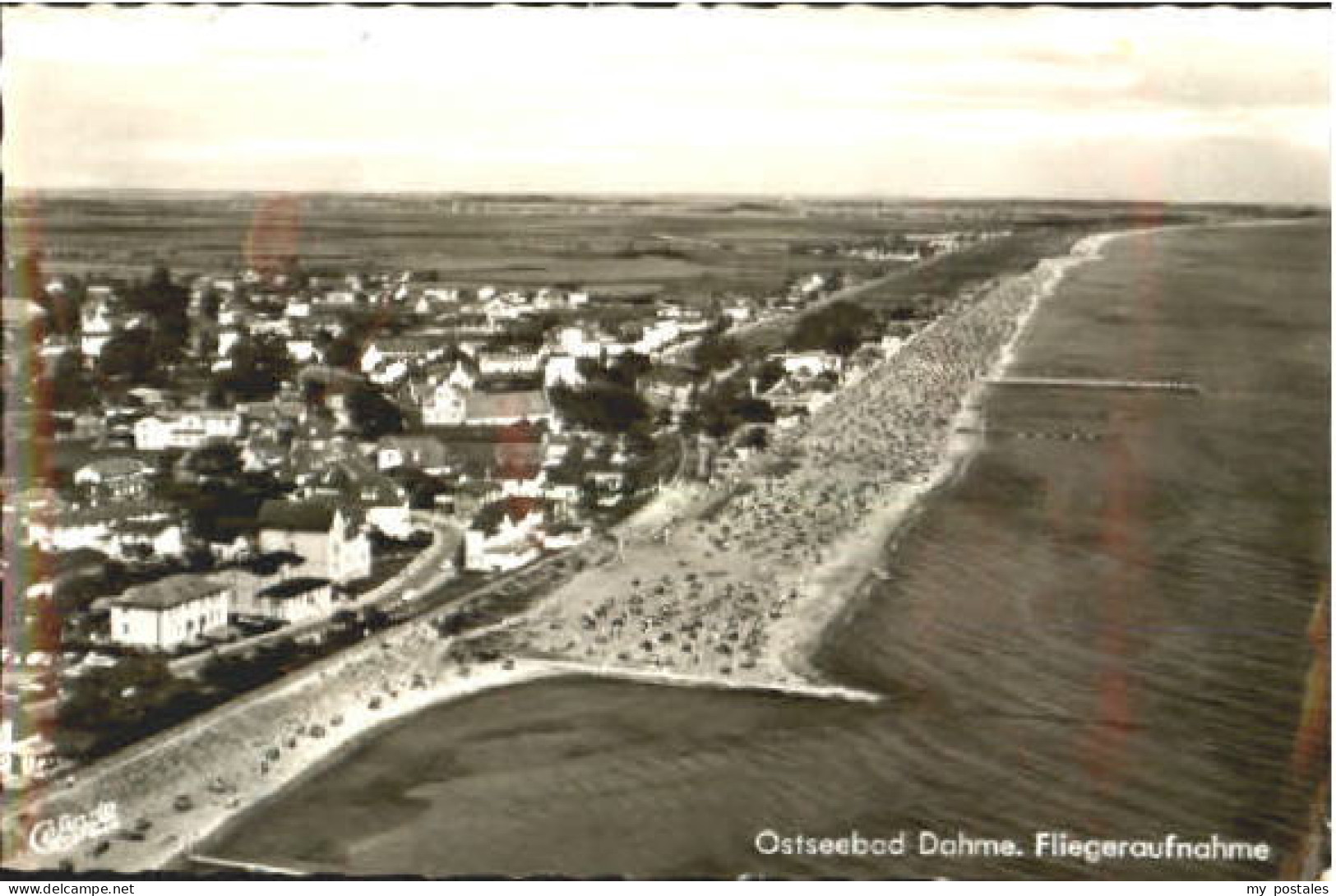 Dahme Ostseebad Dahme Fliegeraufnahme x 1966