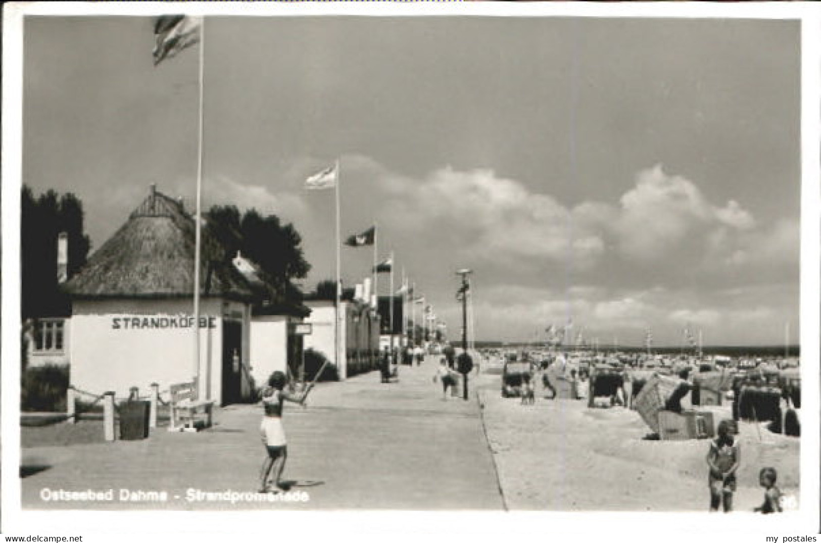 Dahme Ostseebad Dahme Promenade x 1951