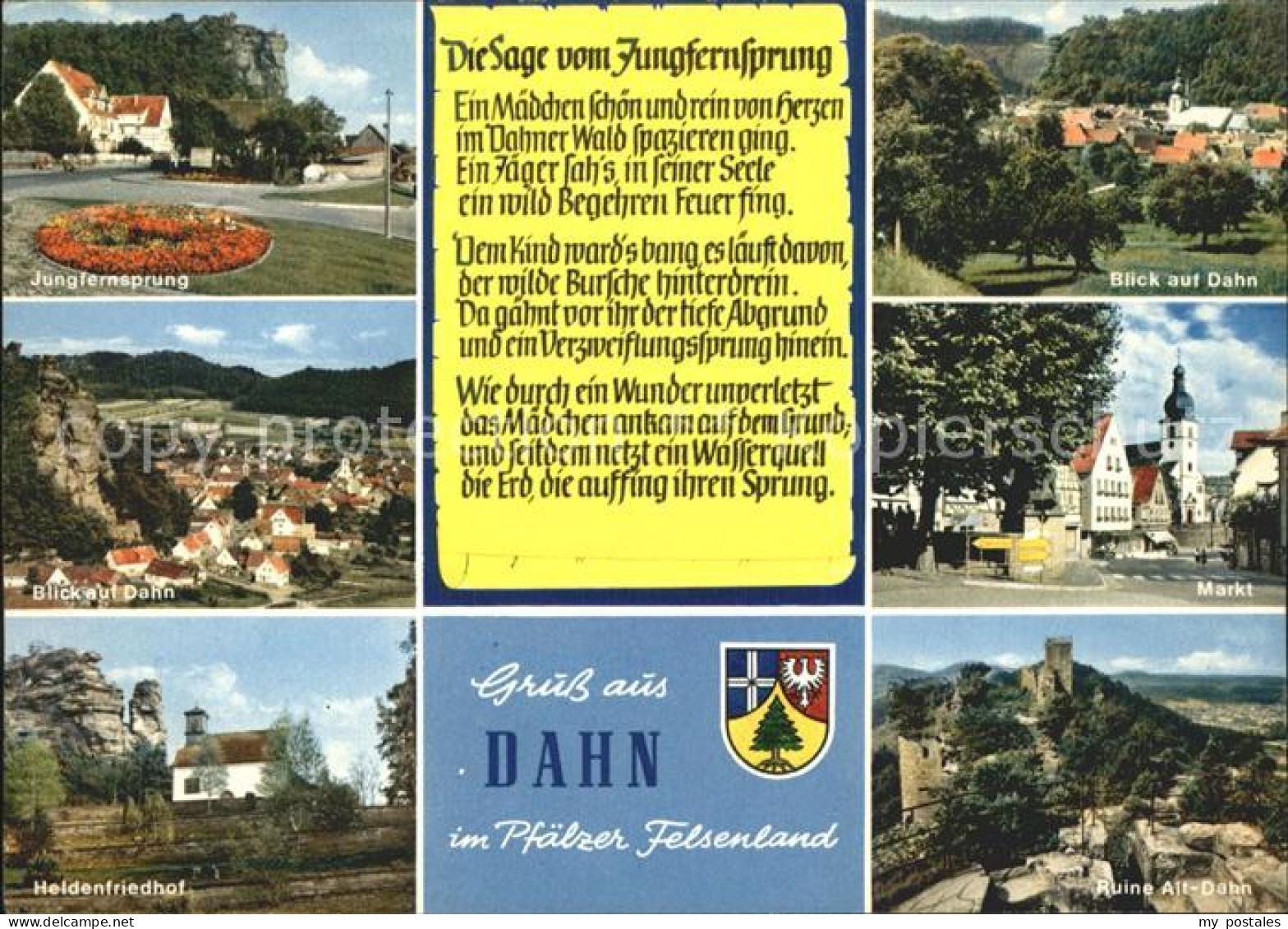 Dahn Jungfernsprung Total Markt Heldenfriedhof Ruine Alt Dahn