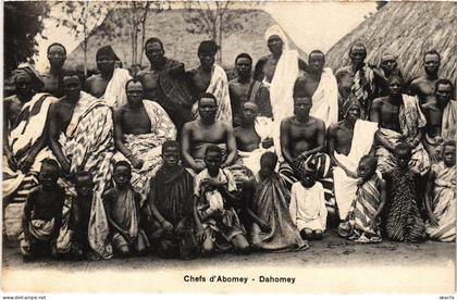 PC DAHOMEY BENIN CHEFS D'ABOMEY - DAHOMEY (a76066)