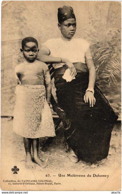 PC DAHOMEY BENIN UNE MULÂTRESSE DU DAHOMEY (a76067)