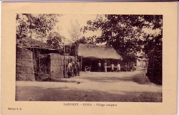 DAHOMEY BOHA village indigene