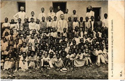 CPA DAHOMEY - Ecole Supérieure de Gracons au Dahomey (86875)