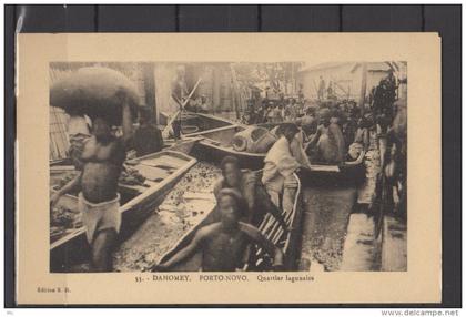 Dahomey - Porto Novo - Quartier Lagunaire