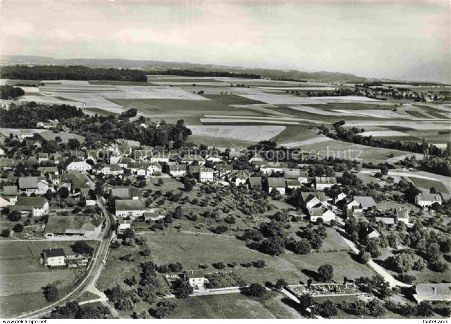 Daillens Cossonay VD Fliegeraufnahme