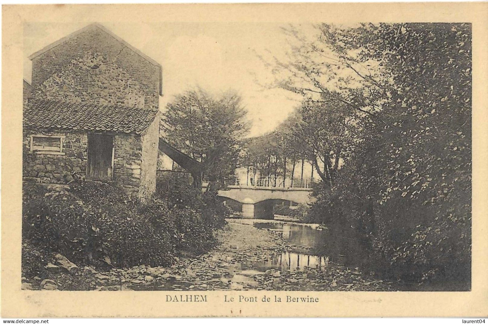DALHEM.  LE PONT DE LA BERWINE..