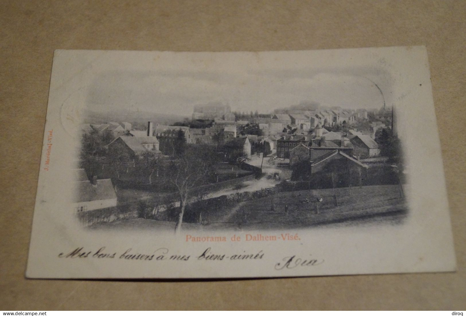 Dalhem - Visé, 1900, panorama,très belle carte ancienne,à voyagé, pour collection