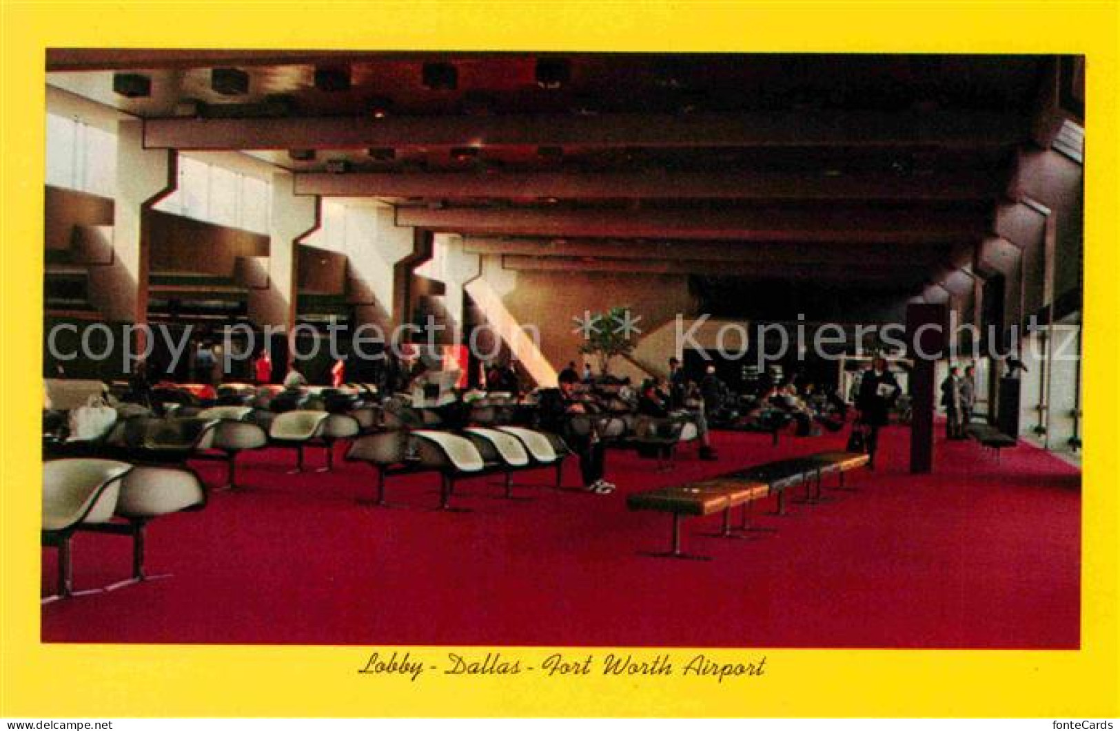 Dallas Texas Lobby Fort Worth Flughafen