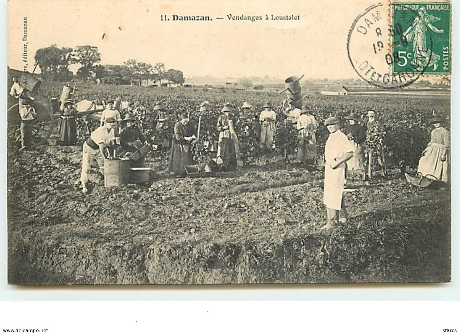 DAMAZAN - Vendanges à Loustalet