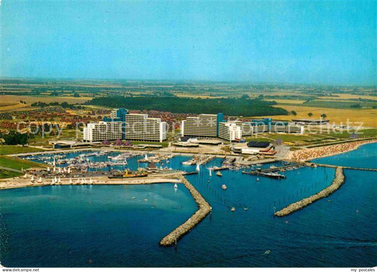 Damp Ferienpark damp 2000 Hafen Fliegeraufnahme