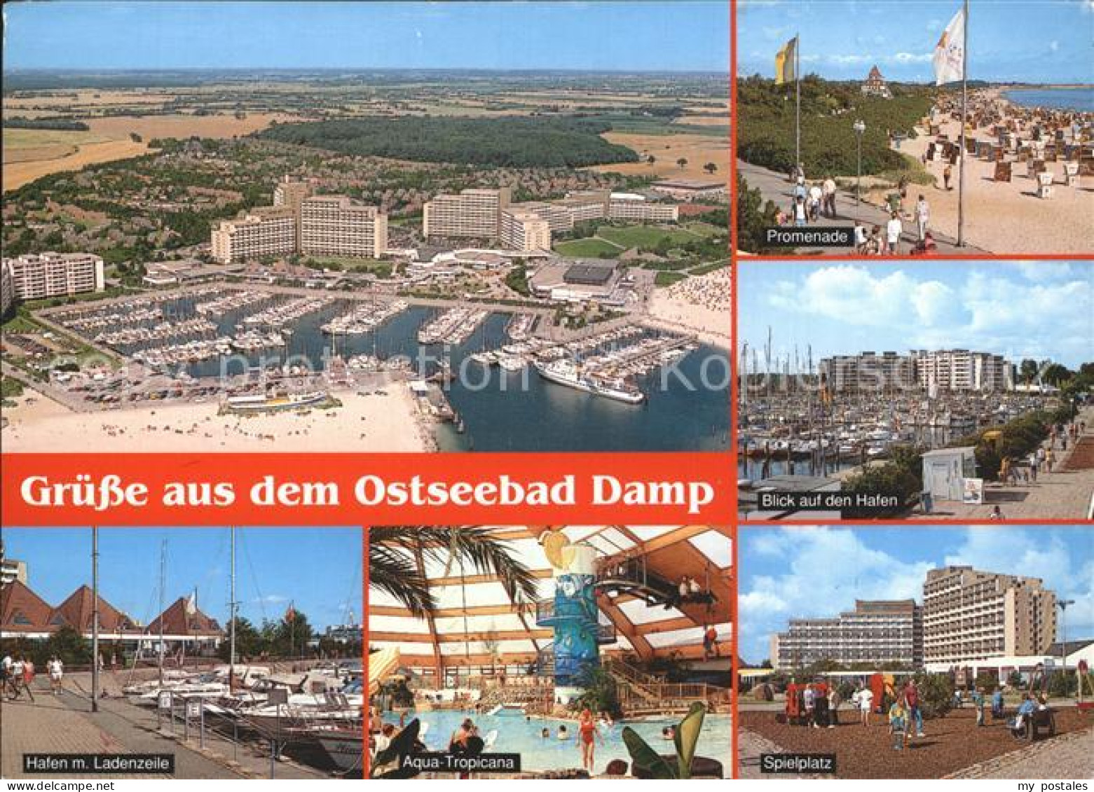 Damp Ferienzentrum damp 2000 Promenade Hafen Spielplatz Aqua Tropicana